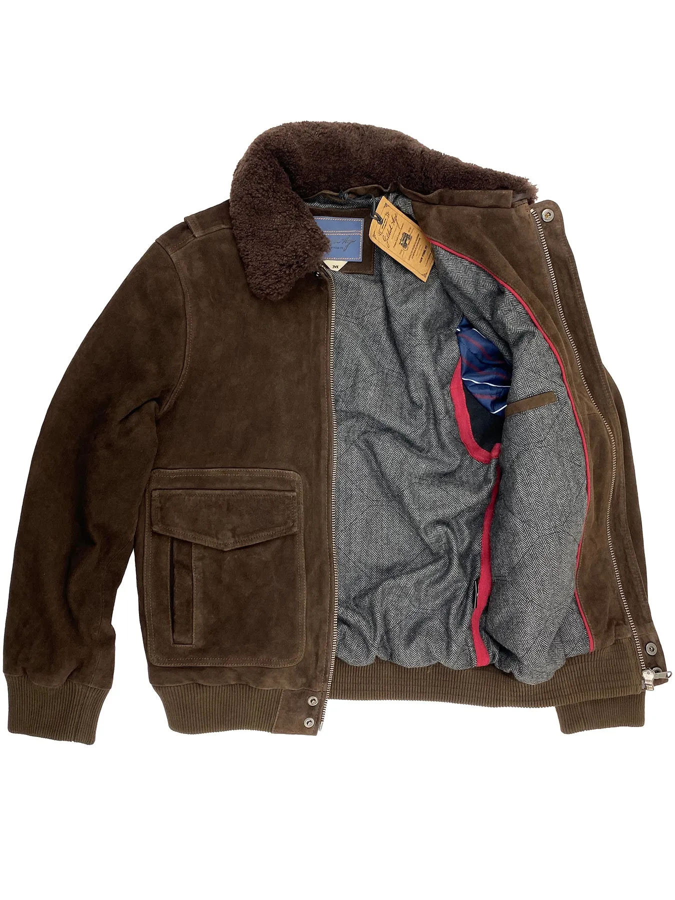 Stylish 4258-A-1 Bomber Jacket for Men - Vintage Aviation-Inspired Design with Premium Quality Material