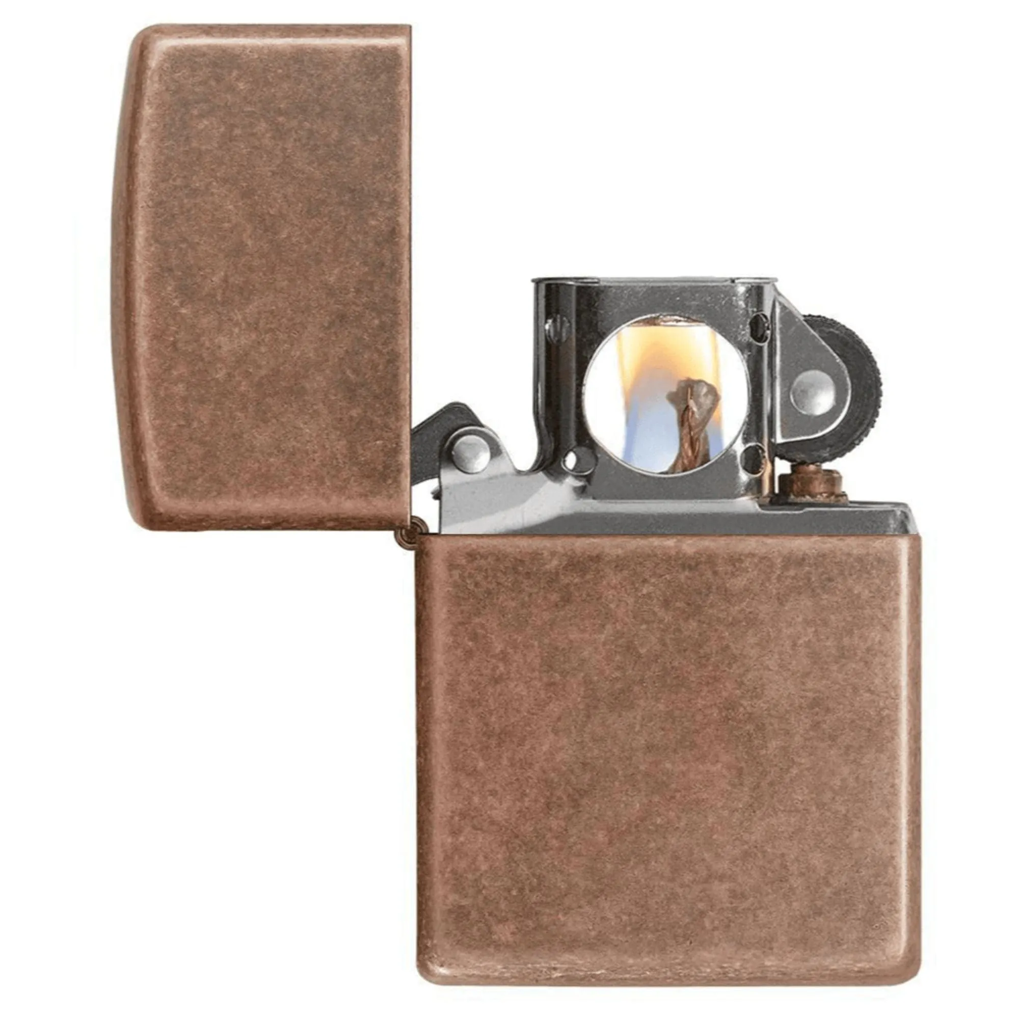 ANTIQUE COPPER ZIPPO LIGHTER #301FB