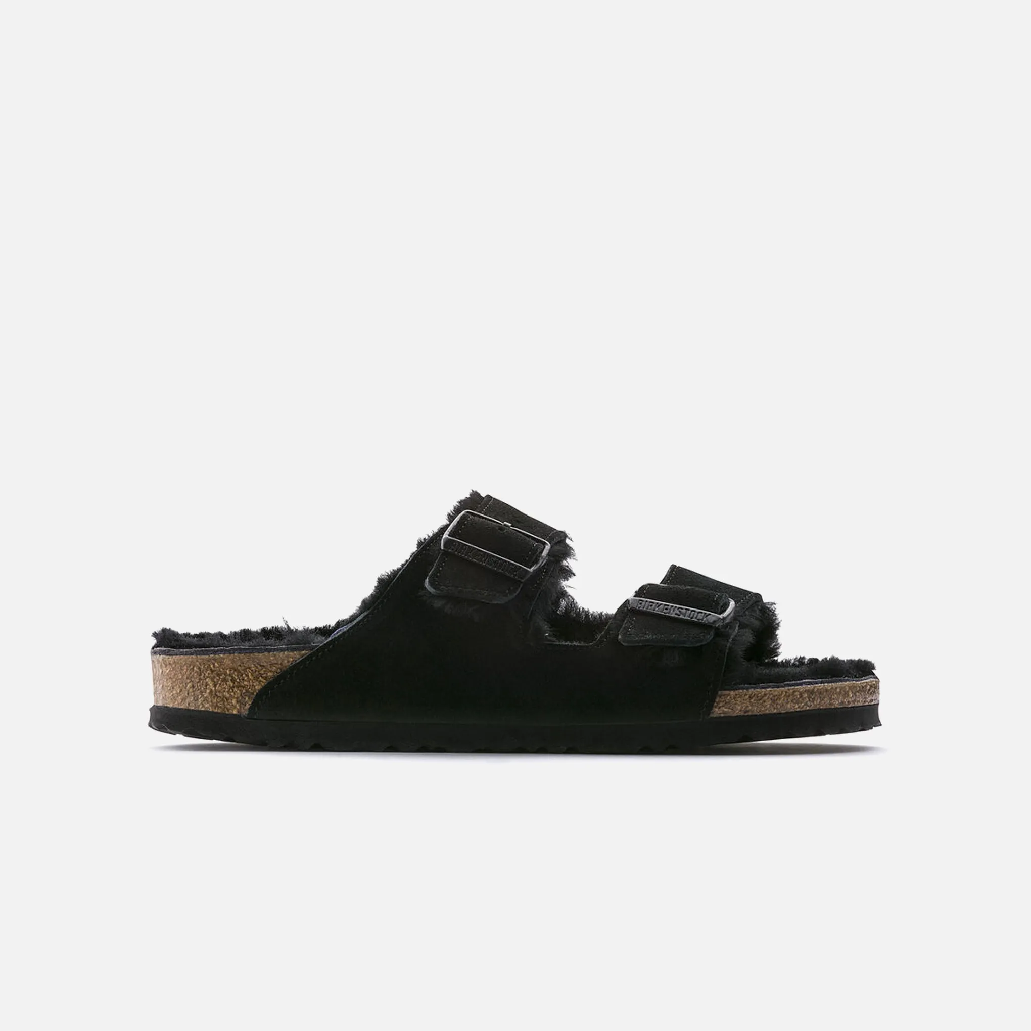 Arizona Shearling Suede Leather - Black