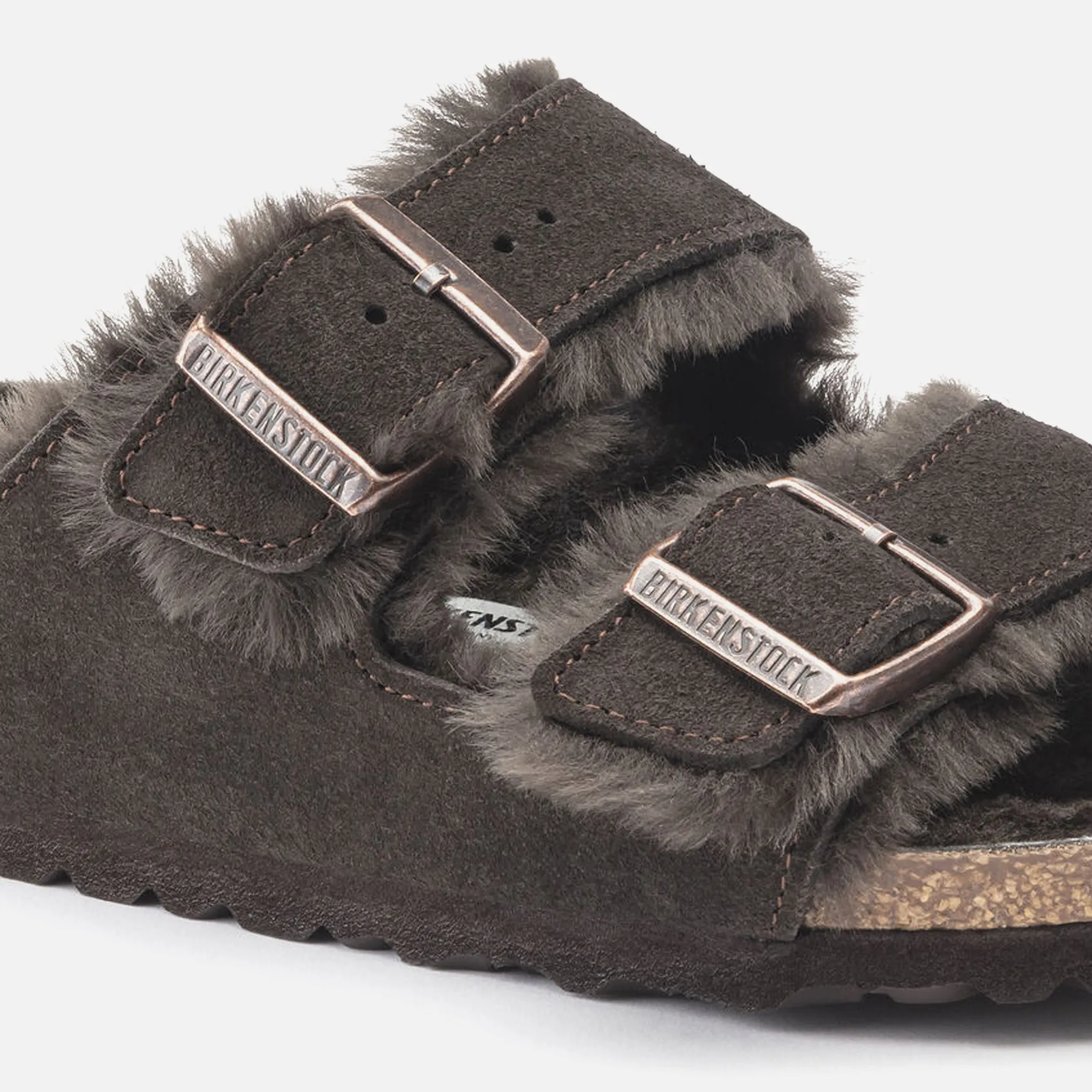 Arizona Shearling Suede Leather - Mocca