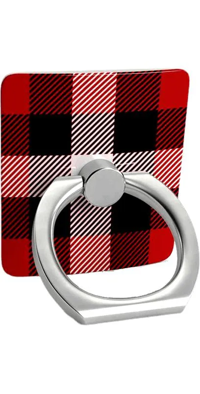 As if! | Red Plaid Phone Ring