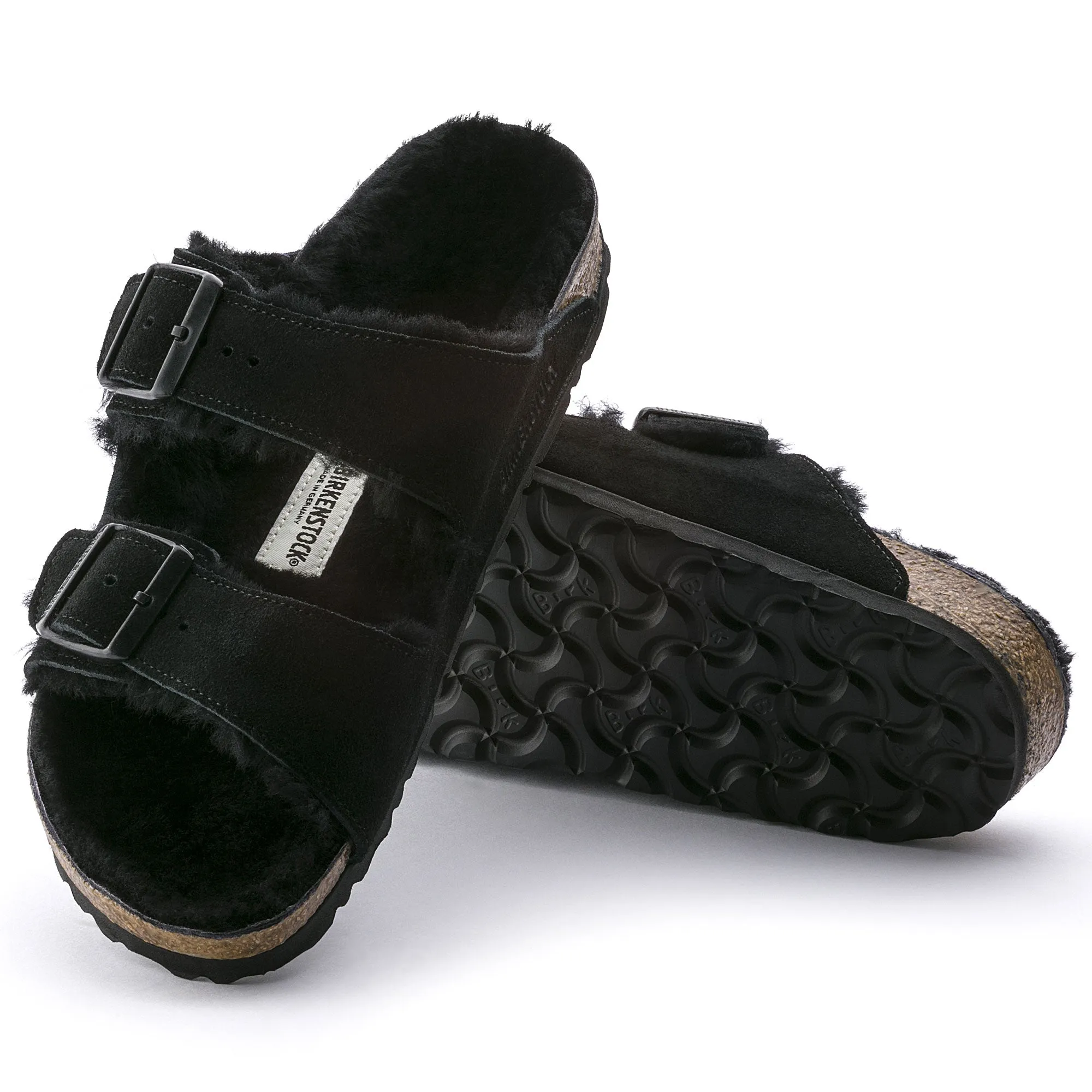 Birkenstock - Arizona Shearling Black N 752663