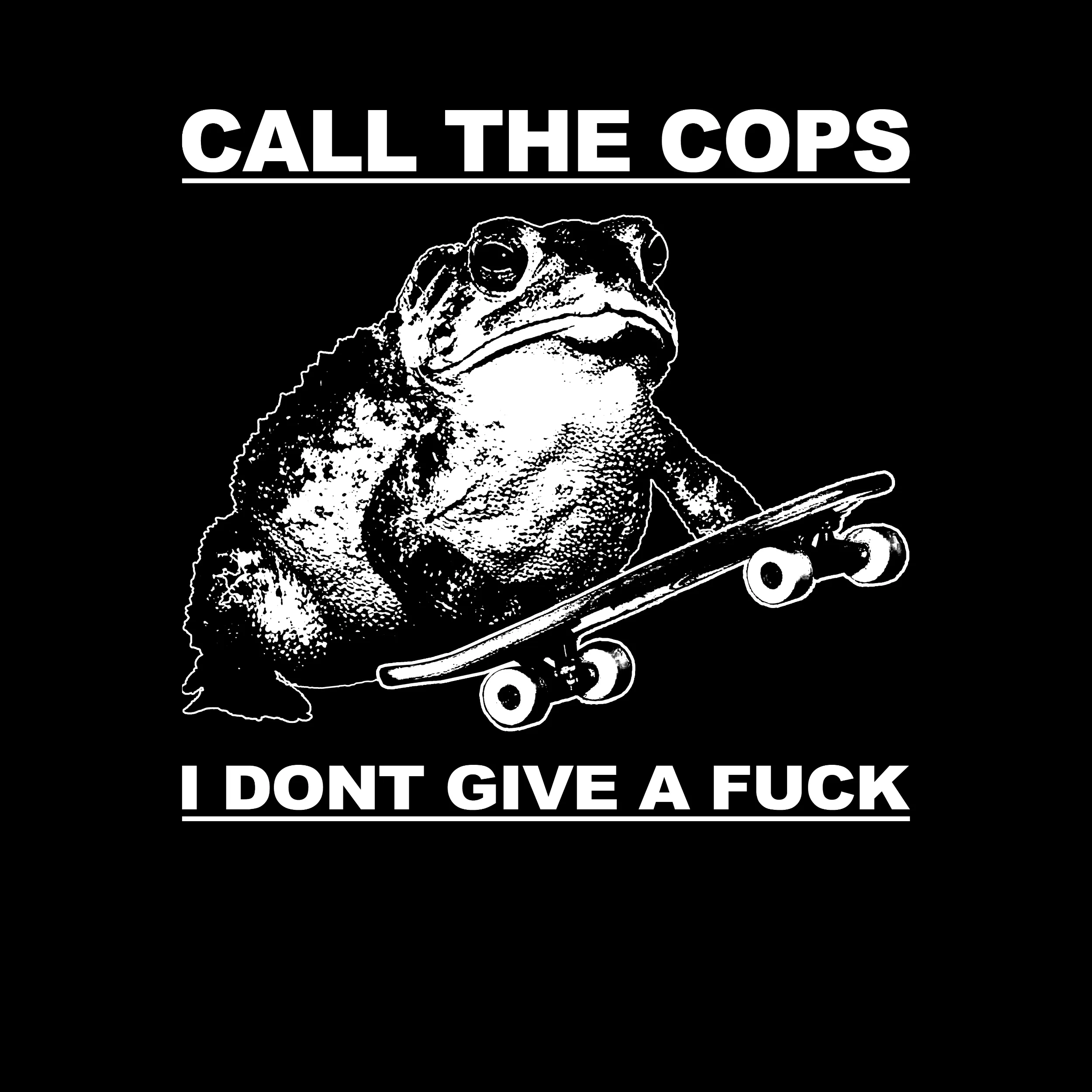 Call The Cops Frog Slim Fit Tee