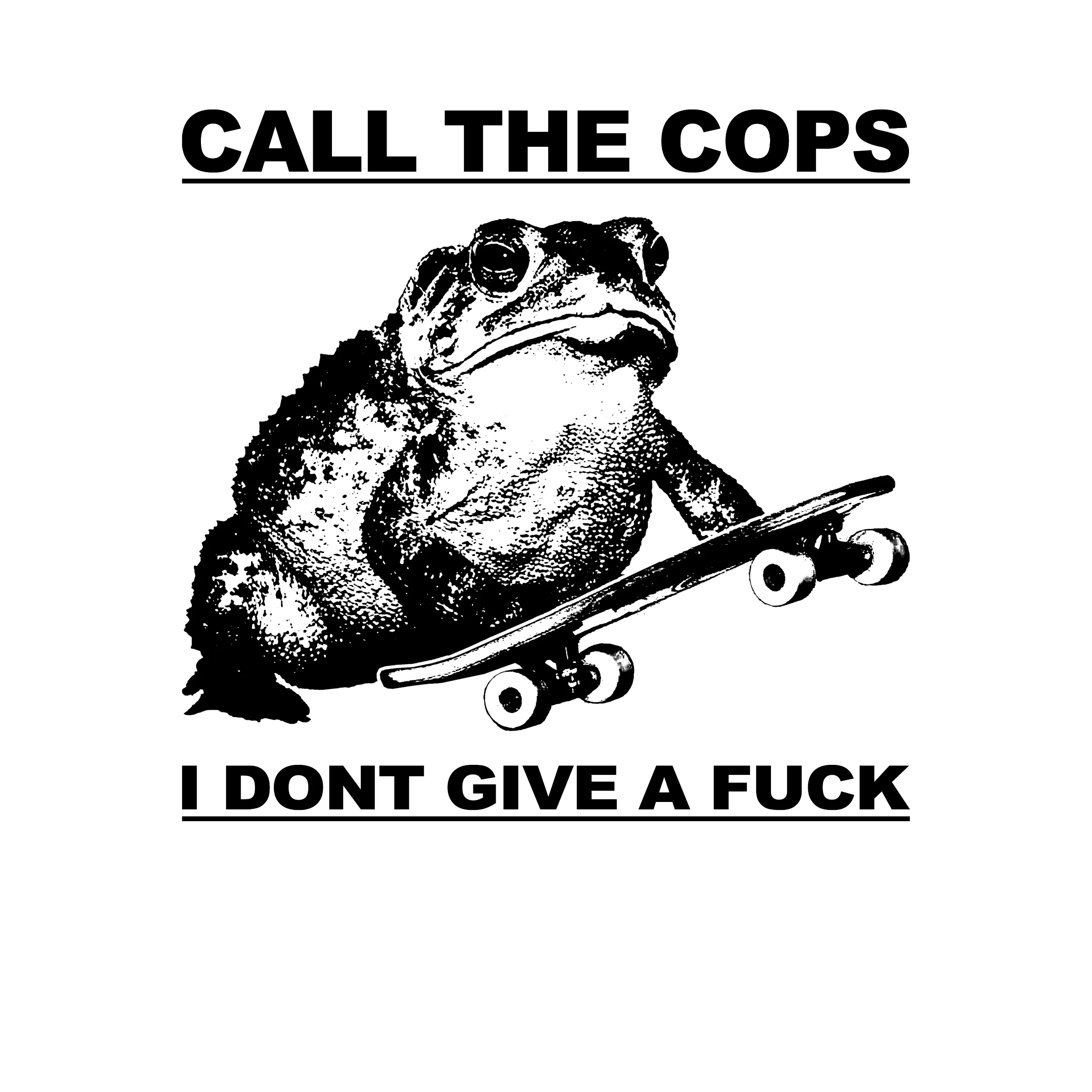 Call The Cops Frog Slim Fit Tee