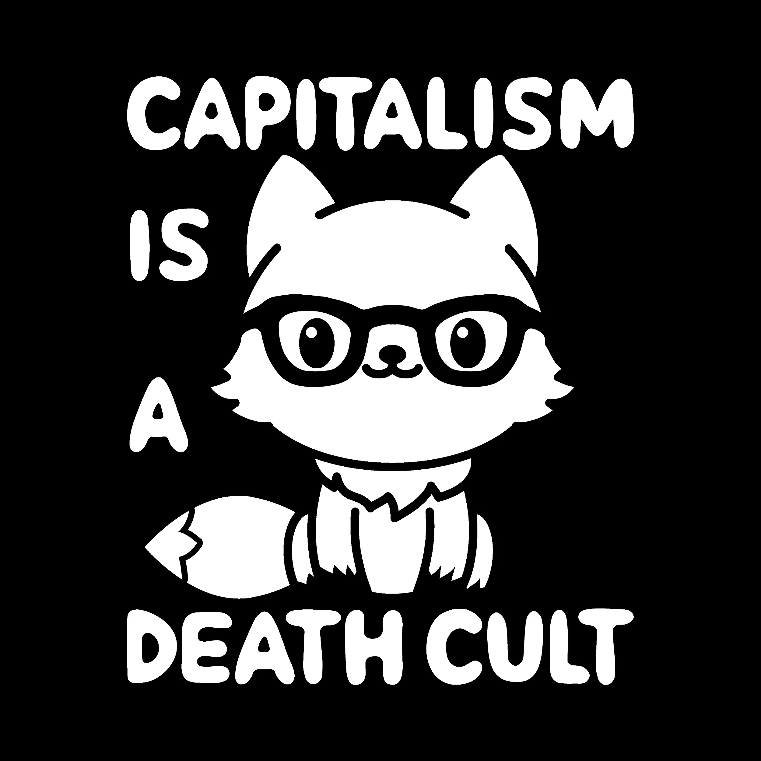 Capitalism Is A Death Cult Slim Fit Tee