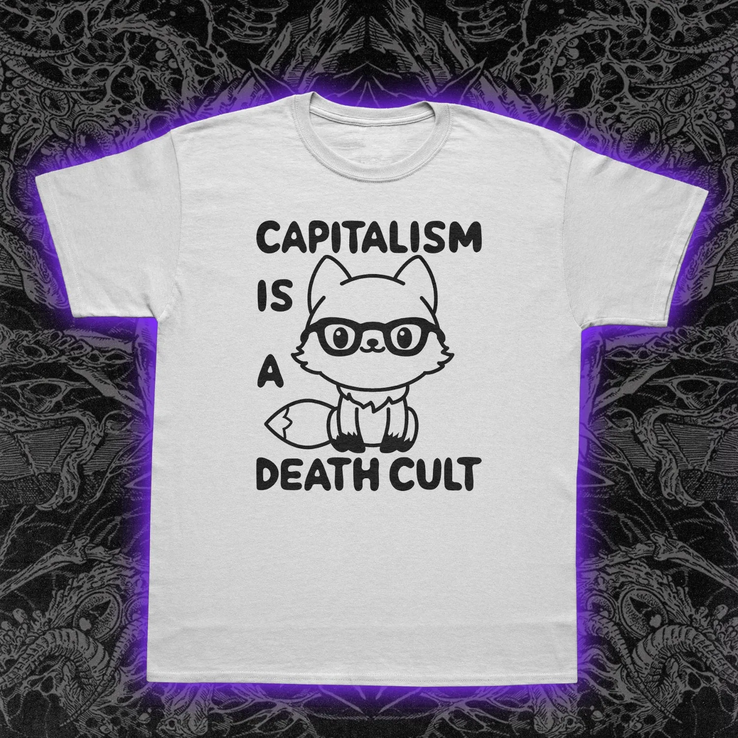 Capitalism Is A Death Cult Slim Fit Tee