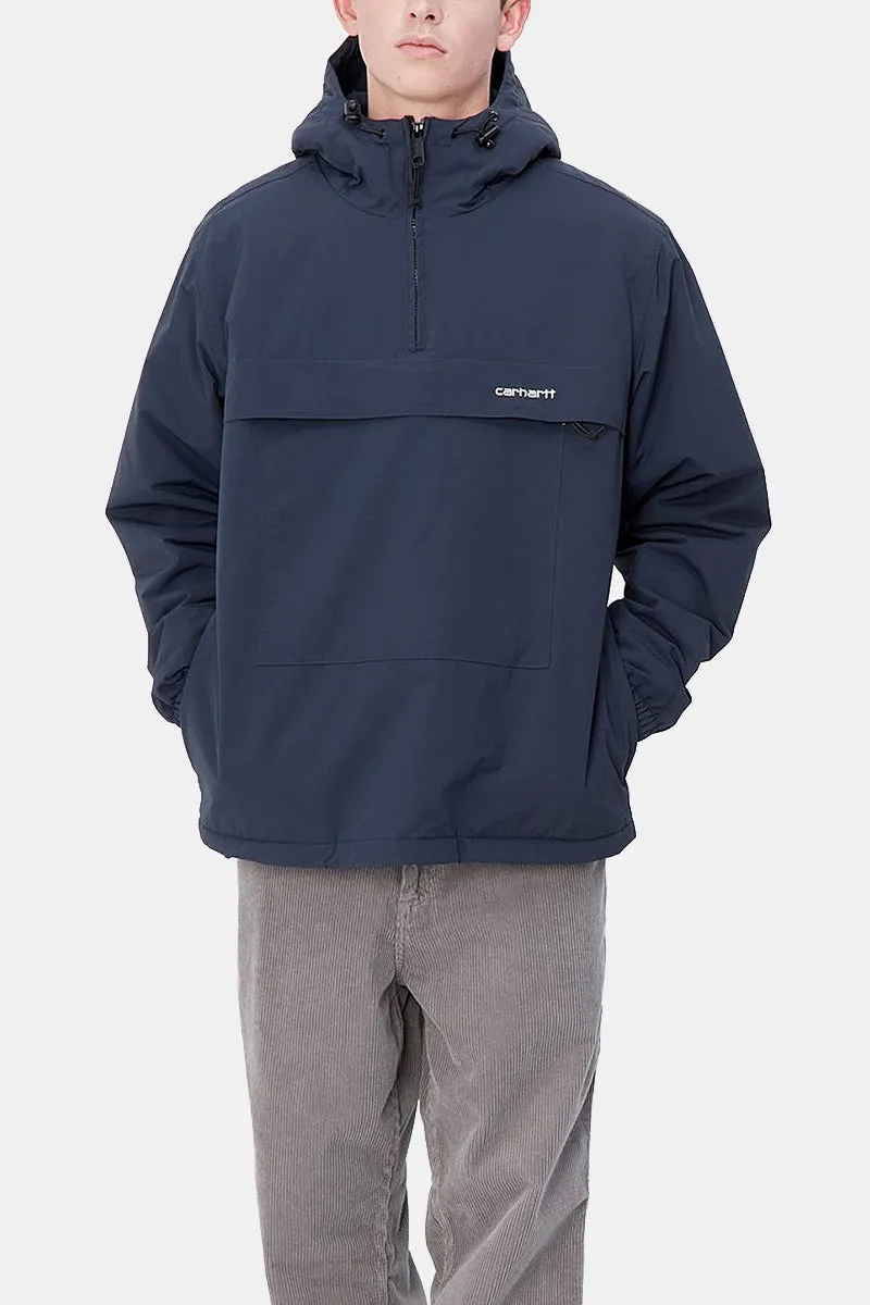 Carhartt WIP Windbreaker Pullover Jacket (Air Force Blue/White)