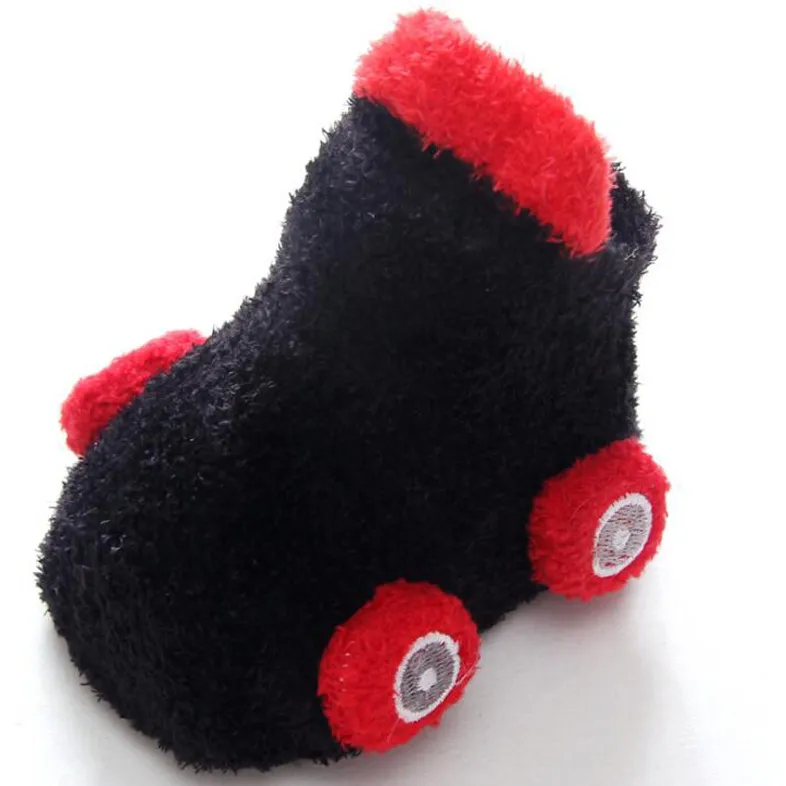 Cartoon Car Baby/ Toddler Winter Non-slip Socks