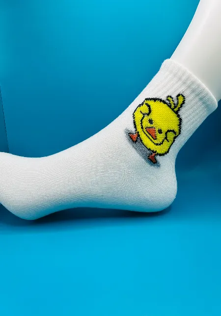 Cartoon Duck Socks