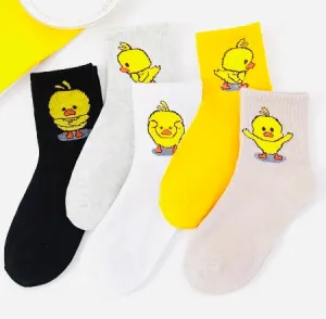 Cartoon Duck Socks