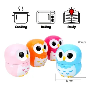 Cartoon Owl Kitchen Alarm Clock Timer