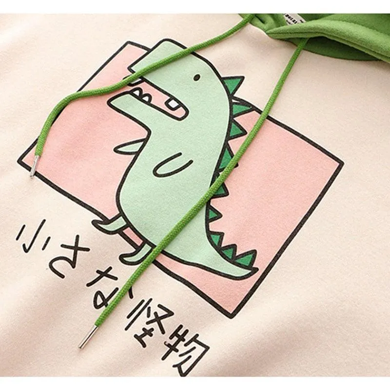 Cartoon Small Creature Dinosaur Sweatshirt Hoodie