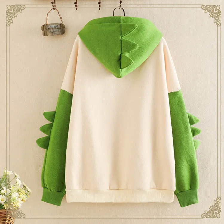 Cartoon Small Creature Dinosaur Sweatshirt Hoodie