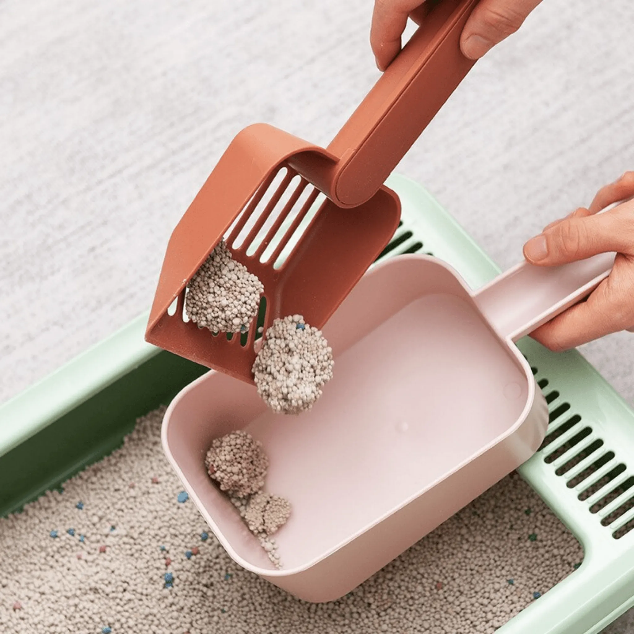 Cat Litter Scoop With Container