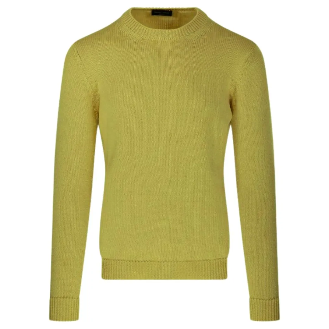 Cedro Merino Waffle Knit Crewneck