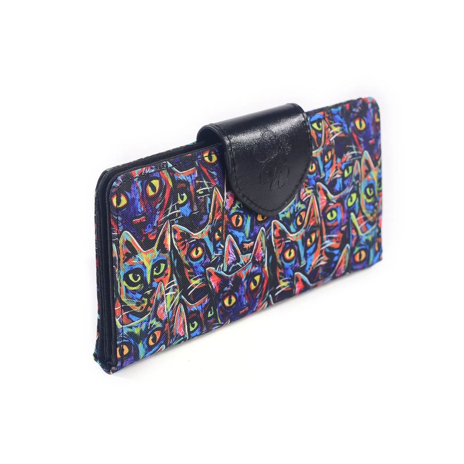 Cool Cats Long Wallet