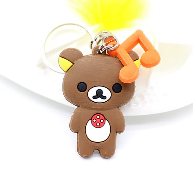 Cute Cartoon Character Keychains