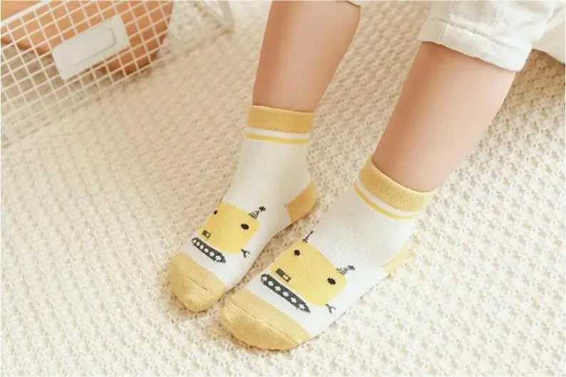 Cute Cartoon Themed Socks for Children (Unisex)