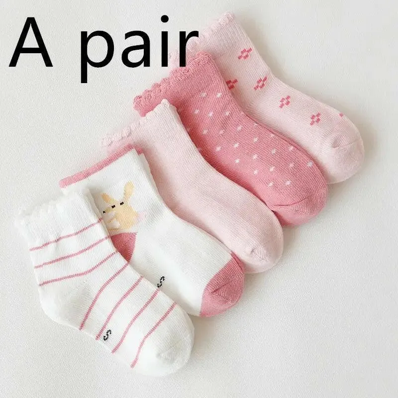 Cute Cartoon Themed Socks for Children (Unisex)