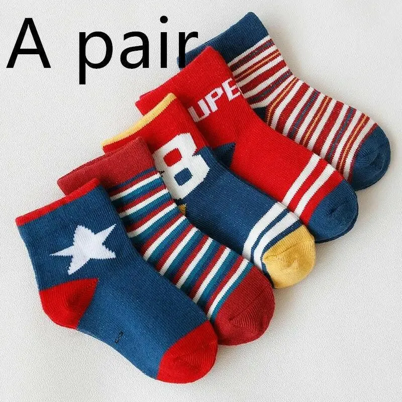 Cute Cartoon Themed Socks for Children (Unisex)