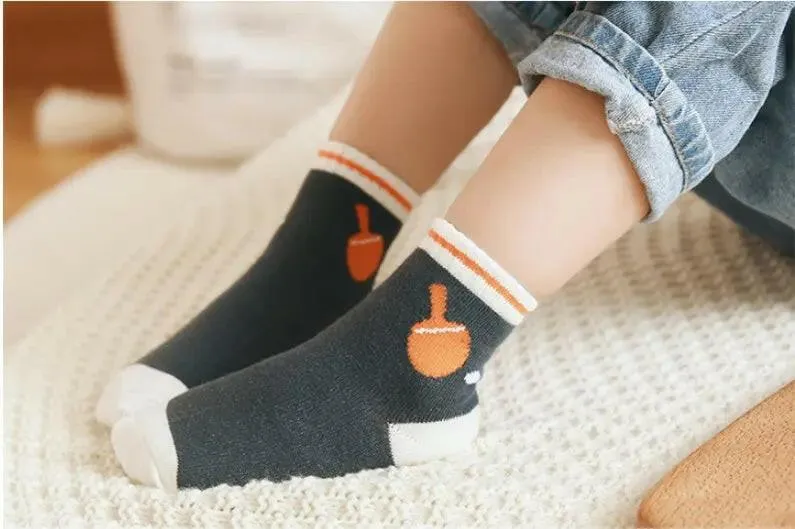 Cute Cartoon Themed Socks for Children (Unisex)