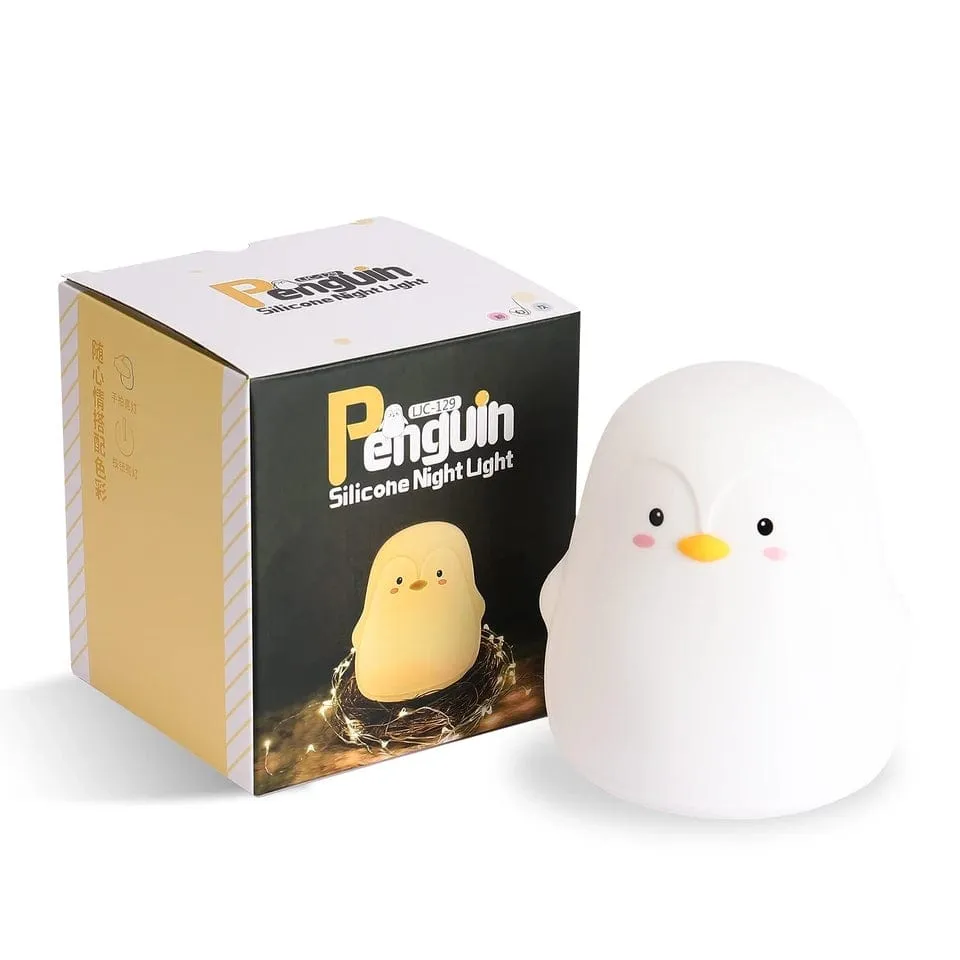 Cute Penguin 7 Color Changing Lamp For Kids