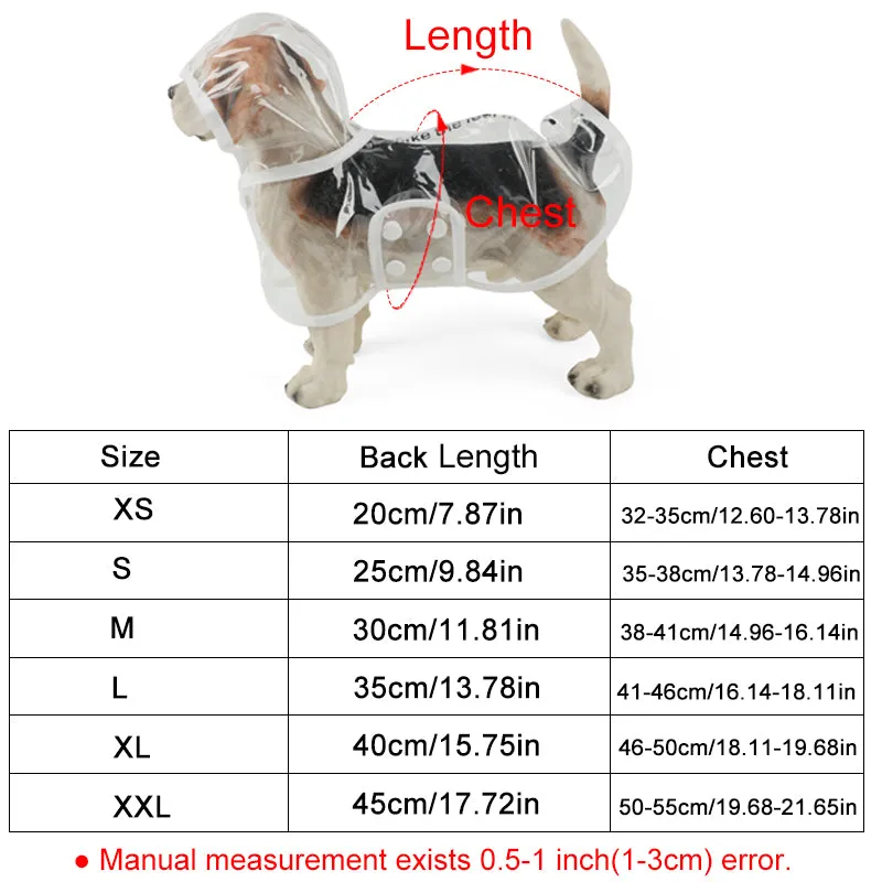 Dach Everywhere™ Transparent Dog Raincoat