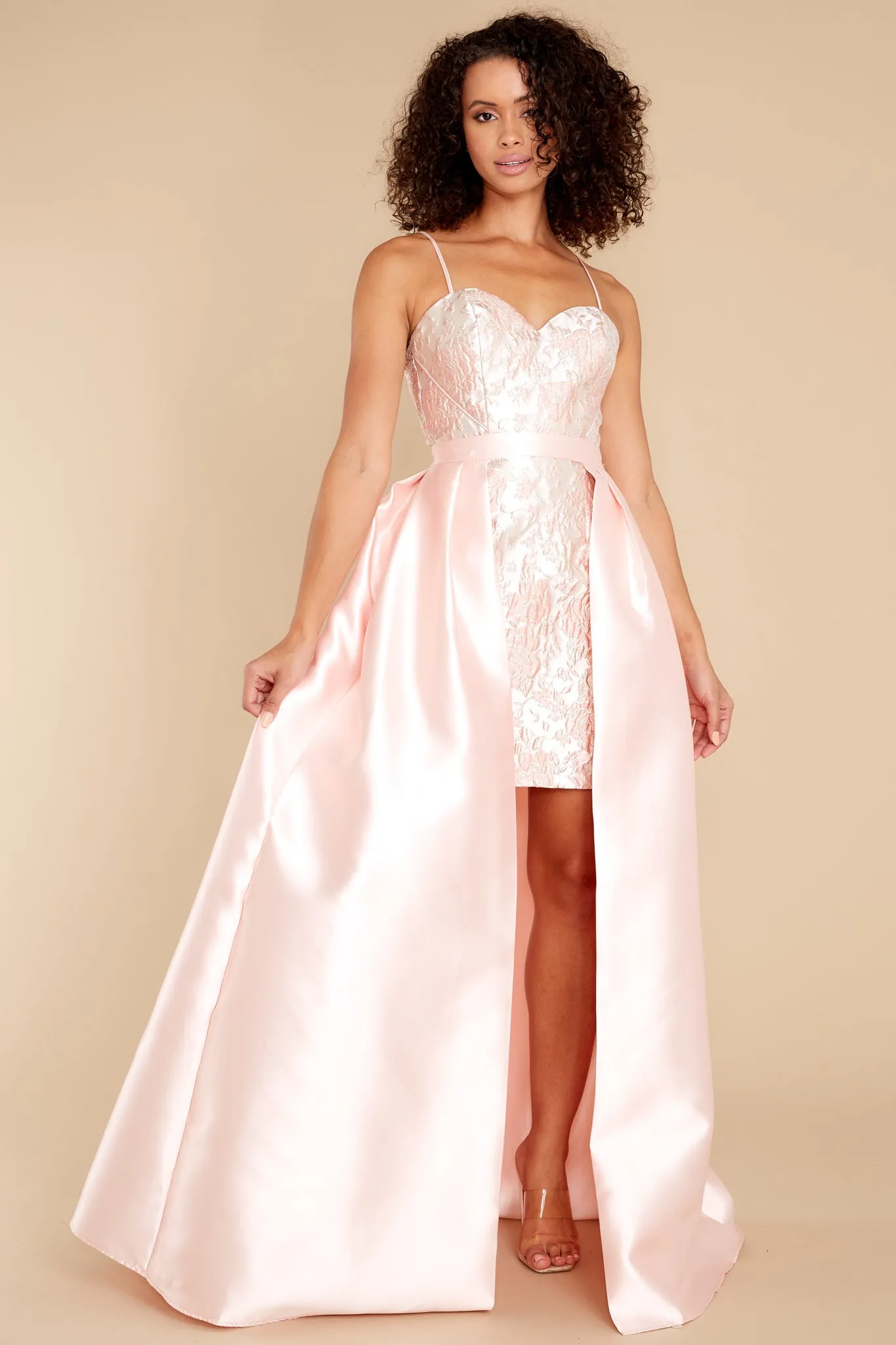 Delicate Dreams Pink Maxi Dress