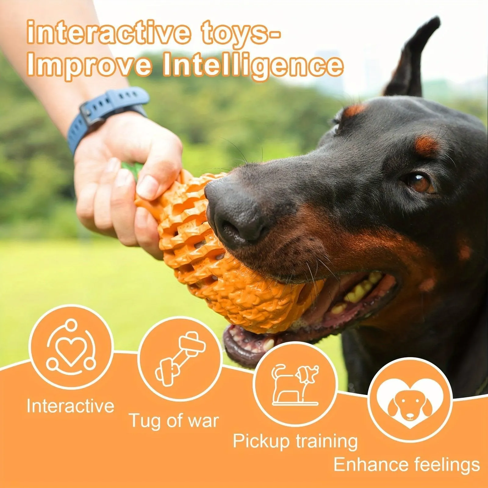 Durable Chew Toys for Aggressive Dogs - Tough & Dental Health