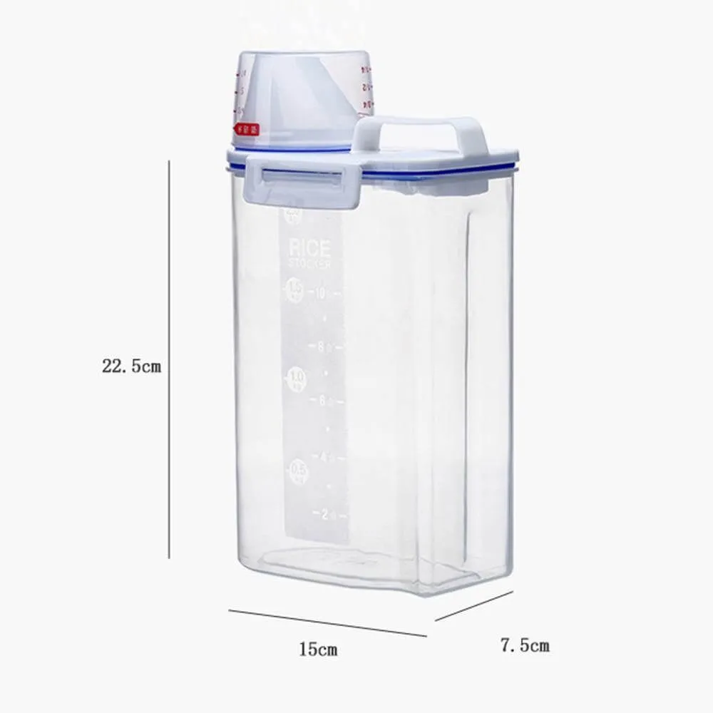 Durable Transparent Pet Food Container