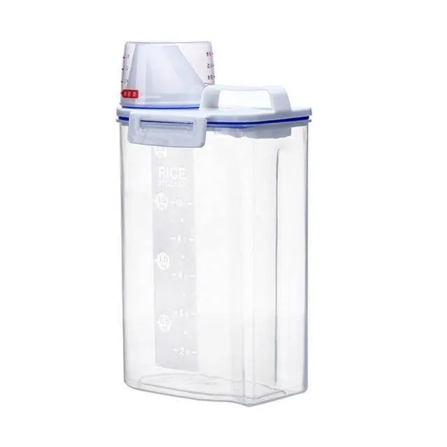 Durable Transparent Pet Food Container