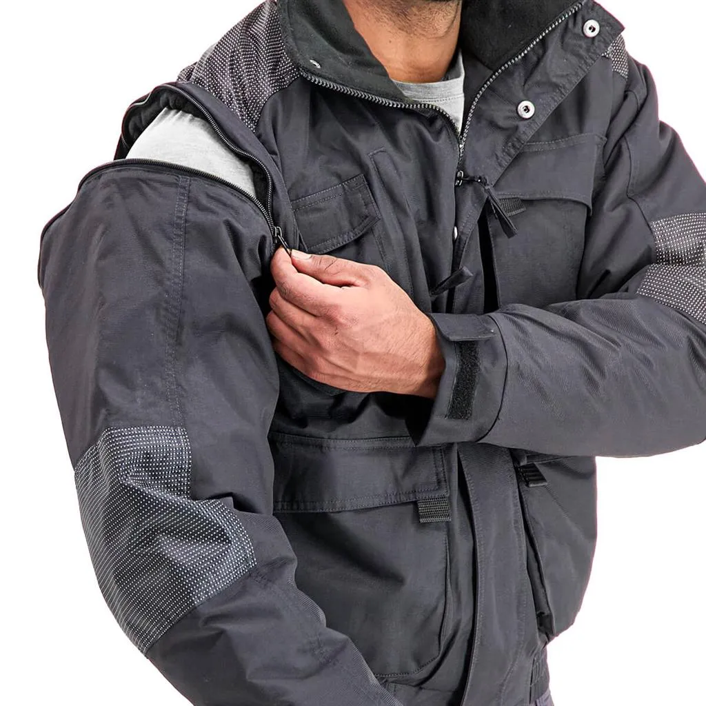 DuraDrive Men's EISENHOWER  2-in-1 Fleece Lined Waterproof Insulated Jacket