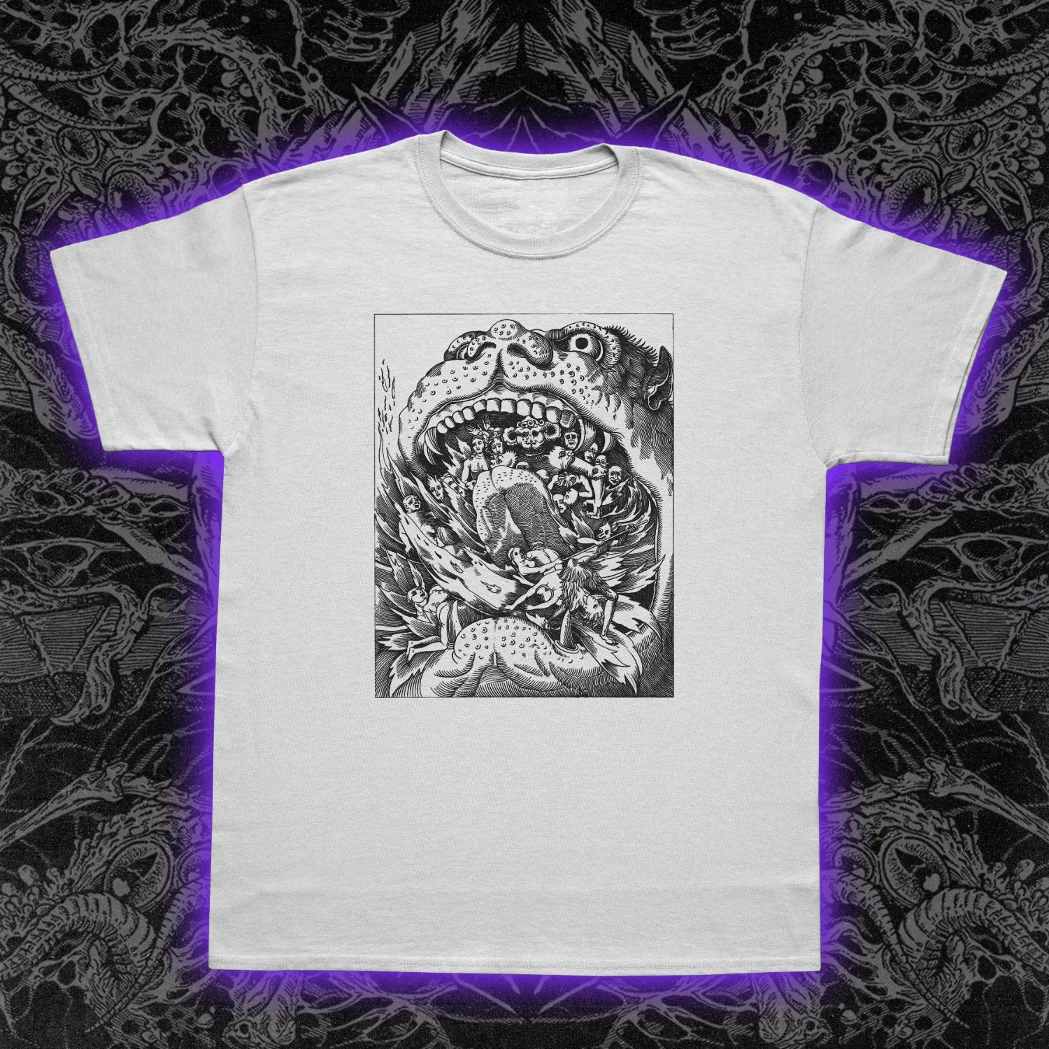 Flaming Hellmouth Slim Fit Tee