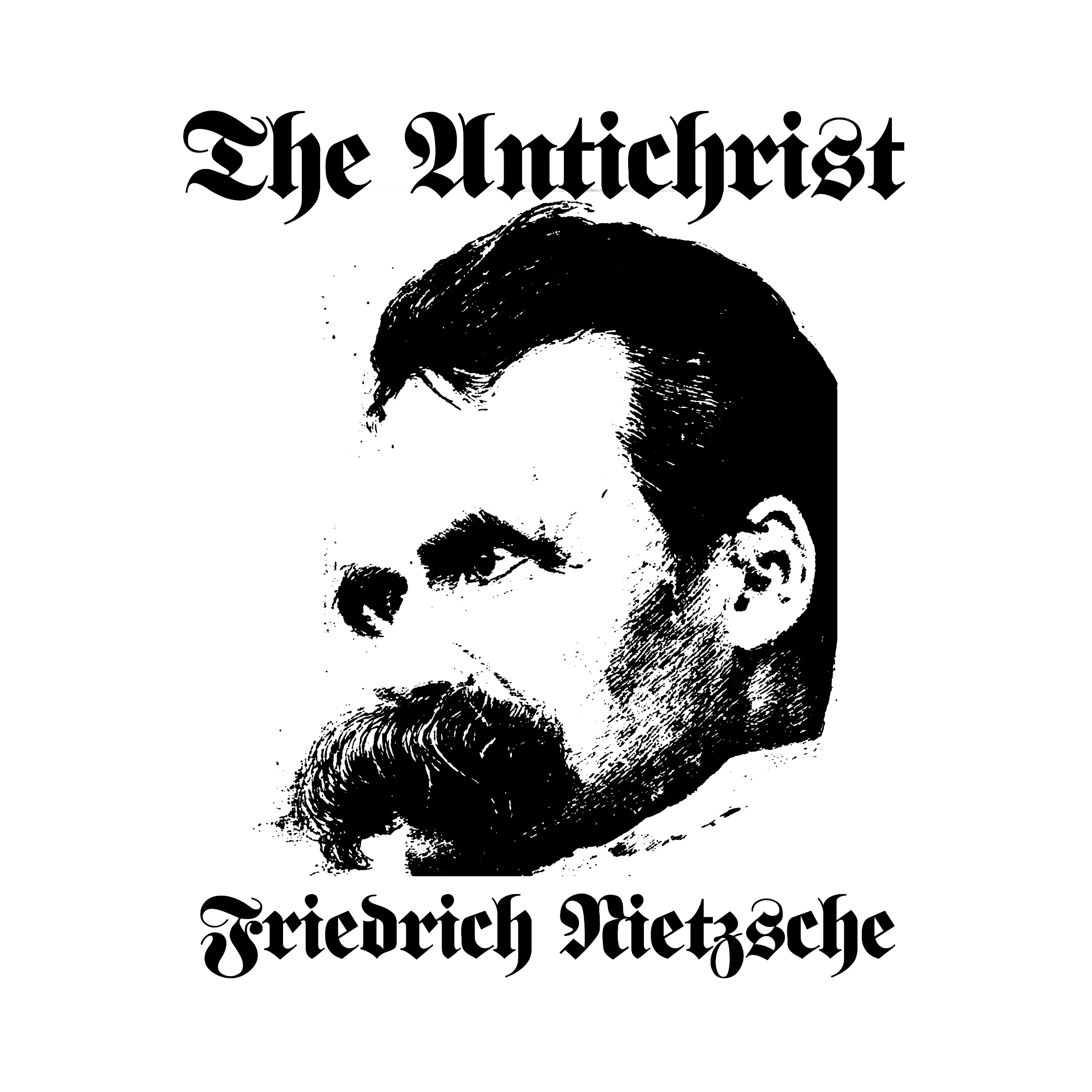 Friedrich Nietzsche Antichrist Slim Fit Tee