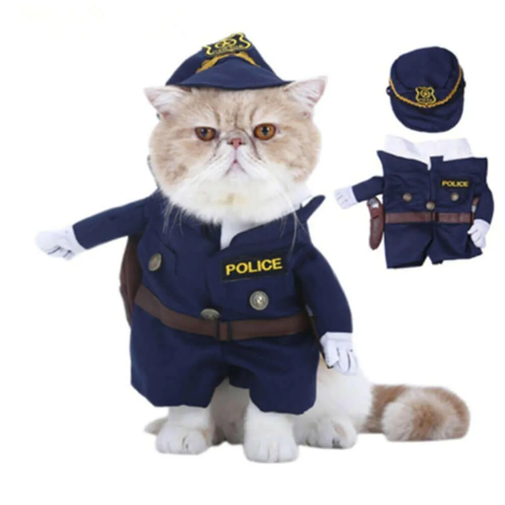 Funny Pet Costumes Cat Dog Cosplay Suit Halloween