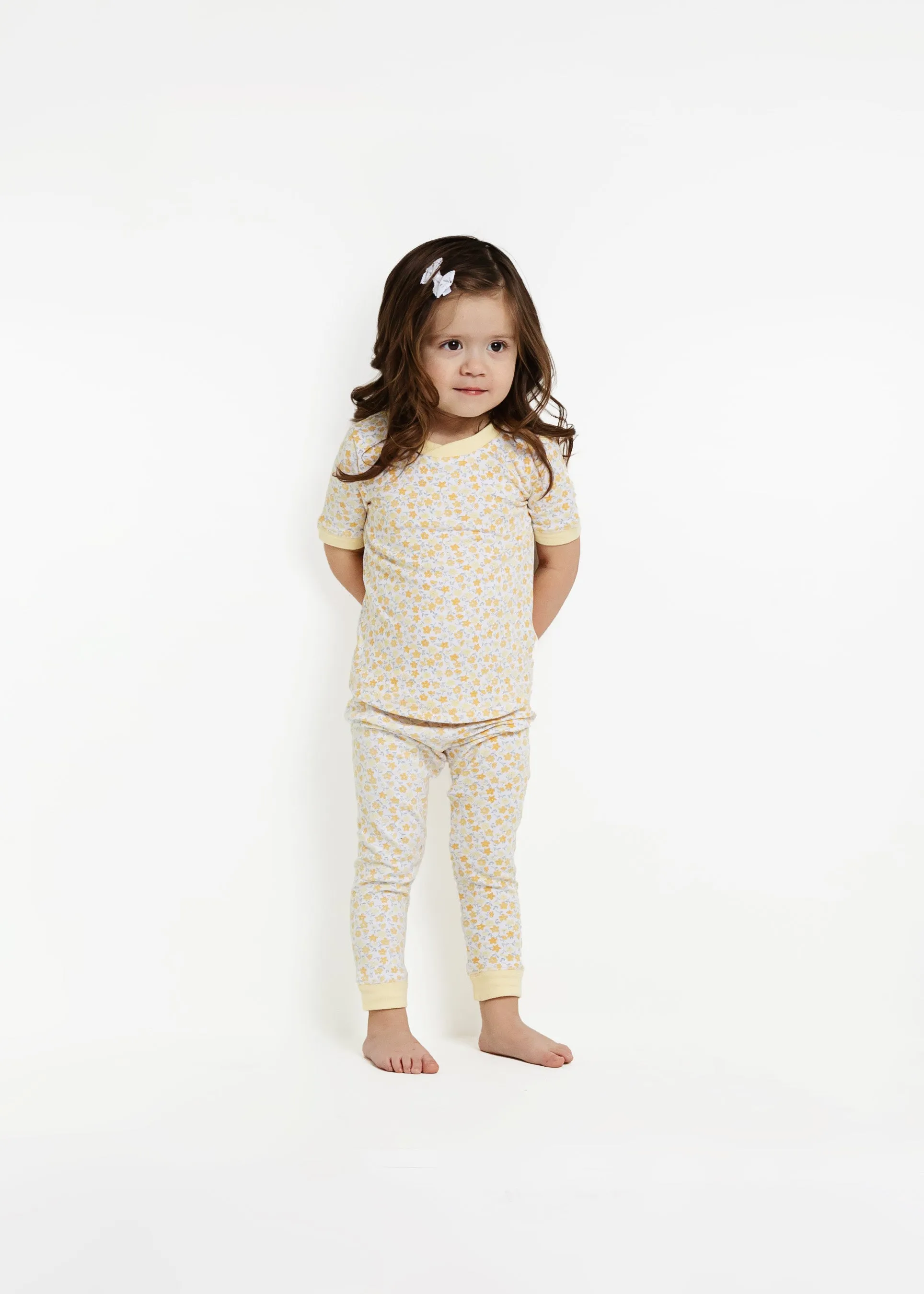 Girls Buttercup Blossom Snug Fit 2-Piece Pajama Sleep Set