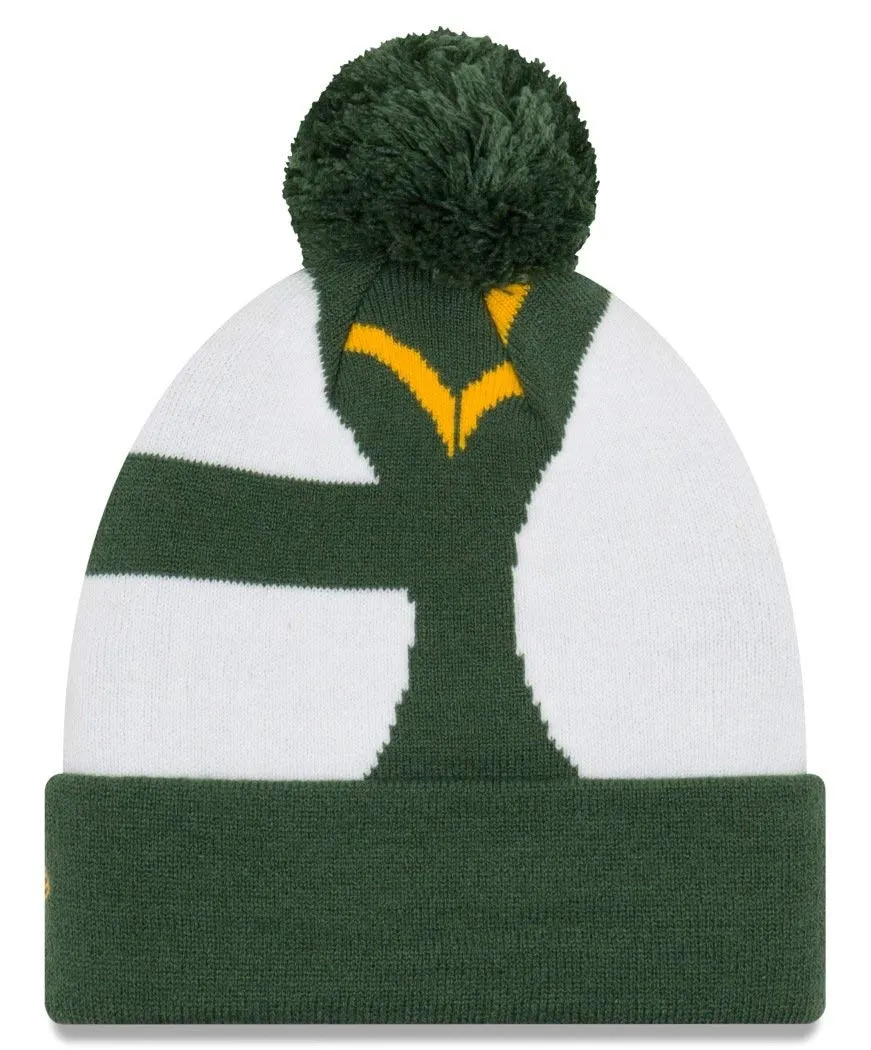 Green Bay Packers Logo Whiz 3 Cuffed Knit Hat