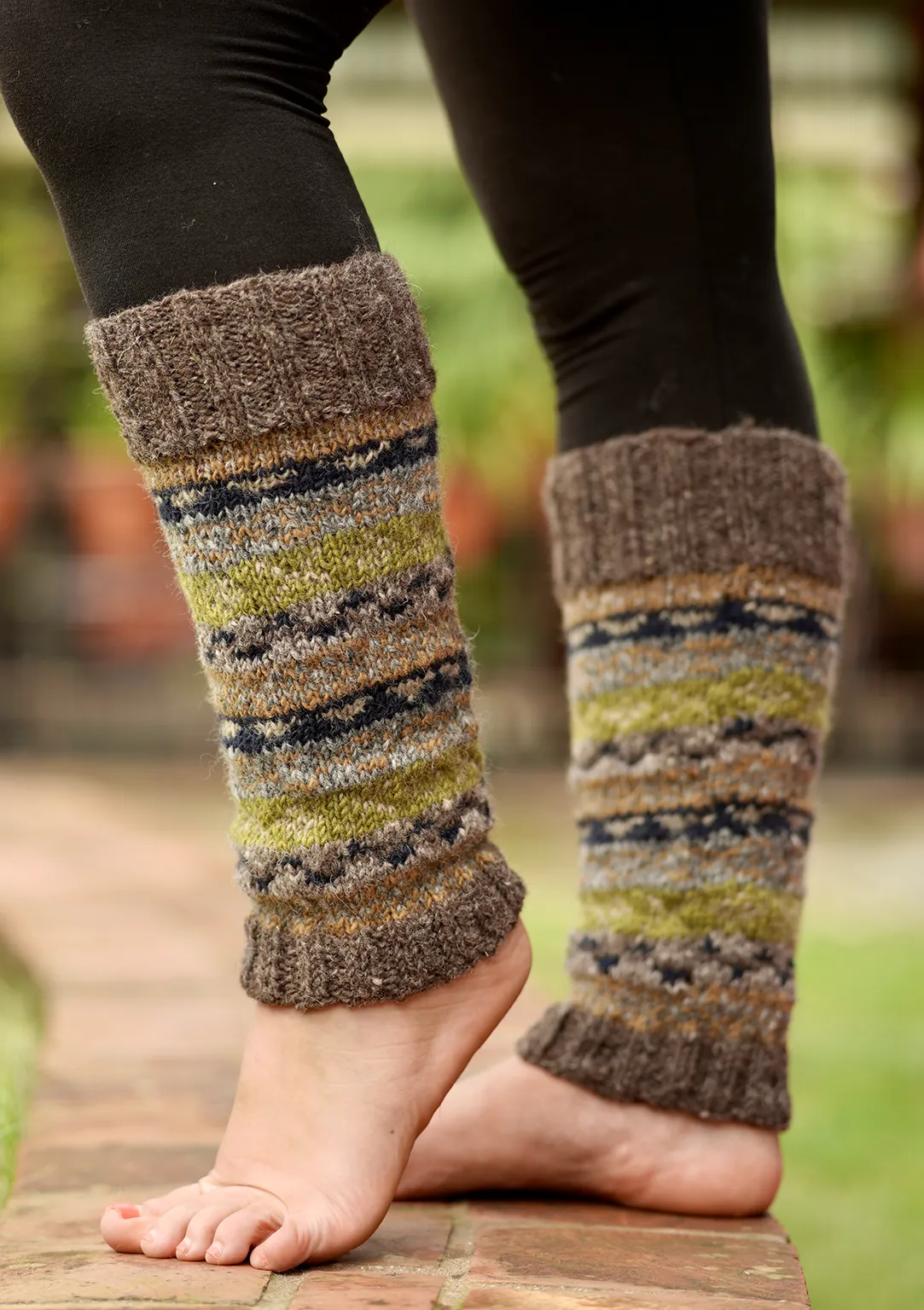 HandKnitted Grey  Woolen Legwarmers