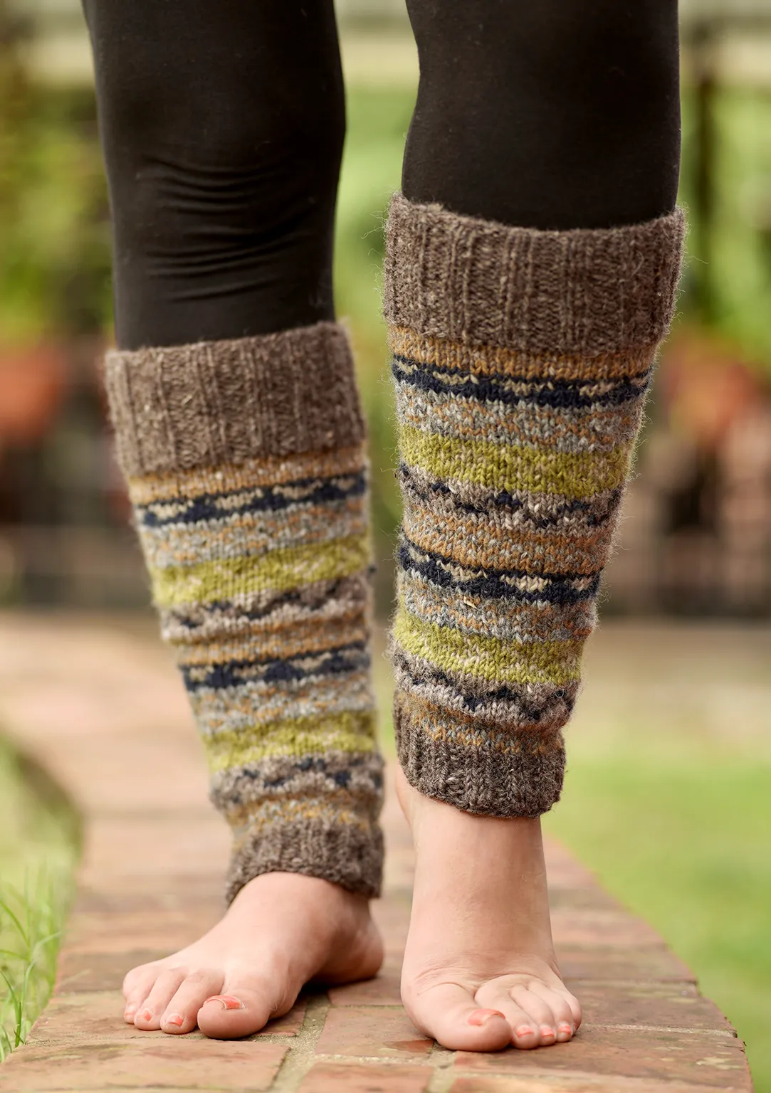 HandKnitted Grey  Woolen Legwarmers