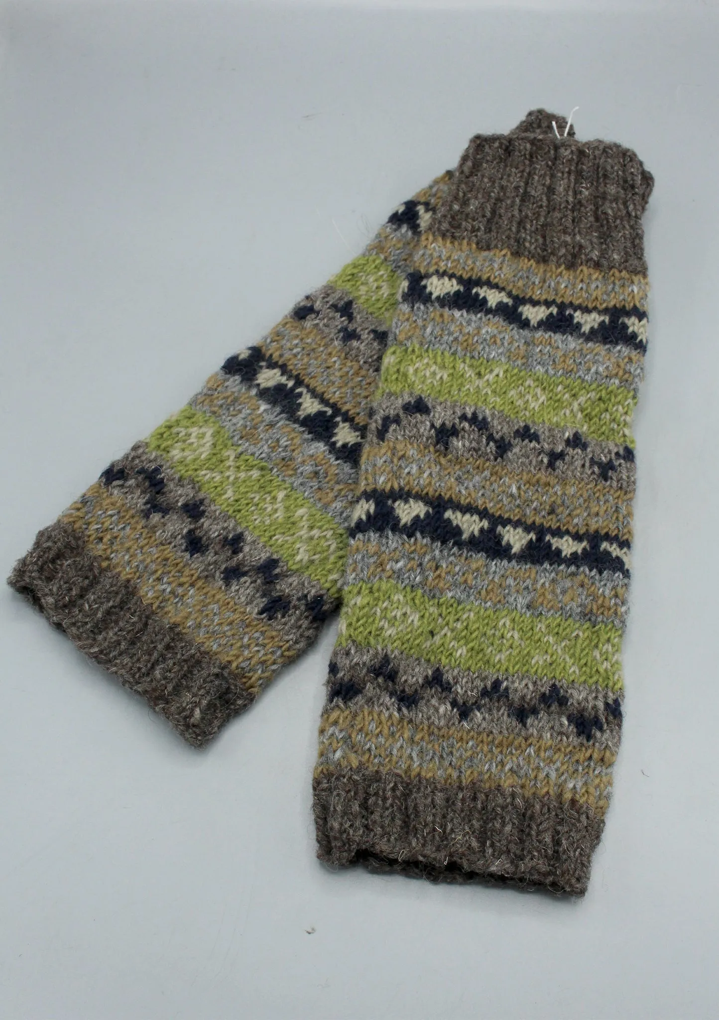 HandKnitted Grey  Woolen Legwarmers