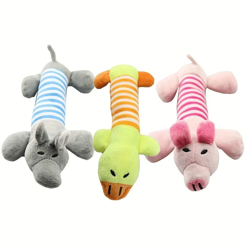 Interactive Durable Squeaky Dog Toys for Aggressive Chewers