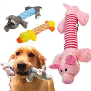 Interactive Durable Squeaky Dog Toys for Aggressive Chewers