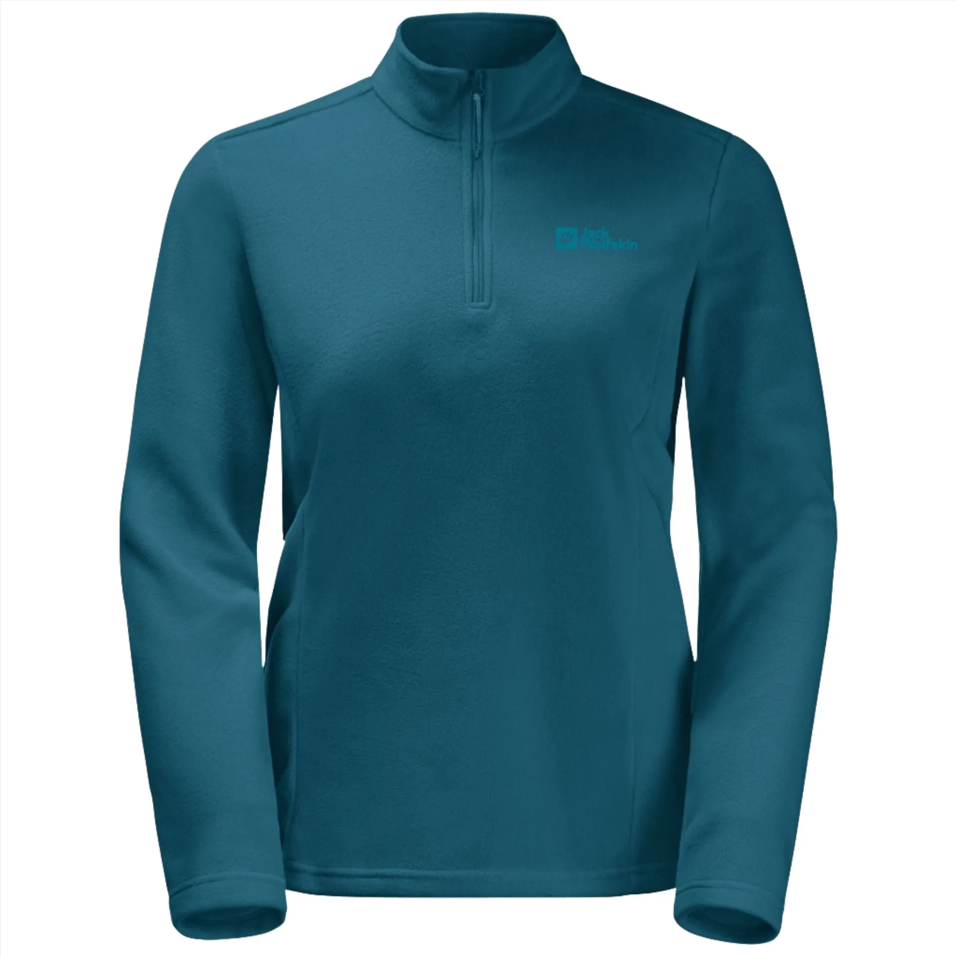 Jack Wolfskin Taunus Women's Half Zip Fleece - Blue Coral