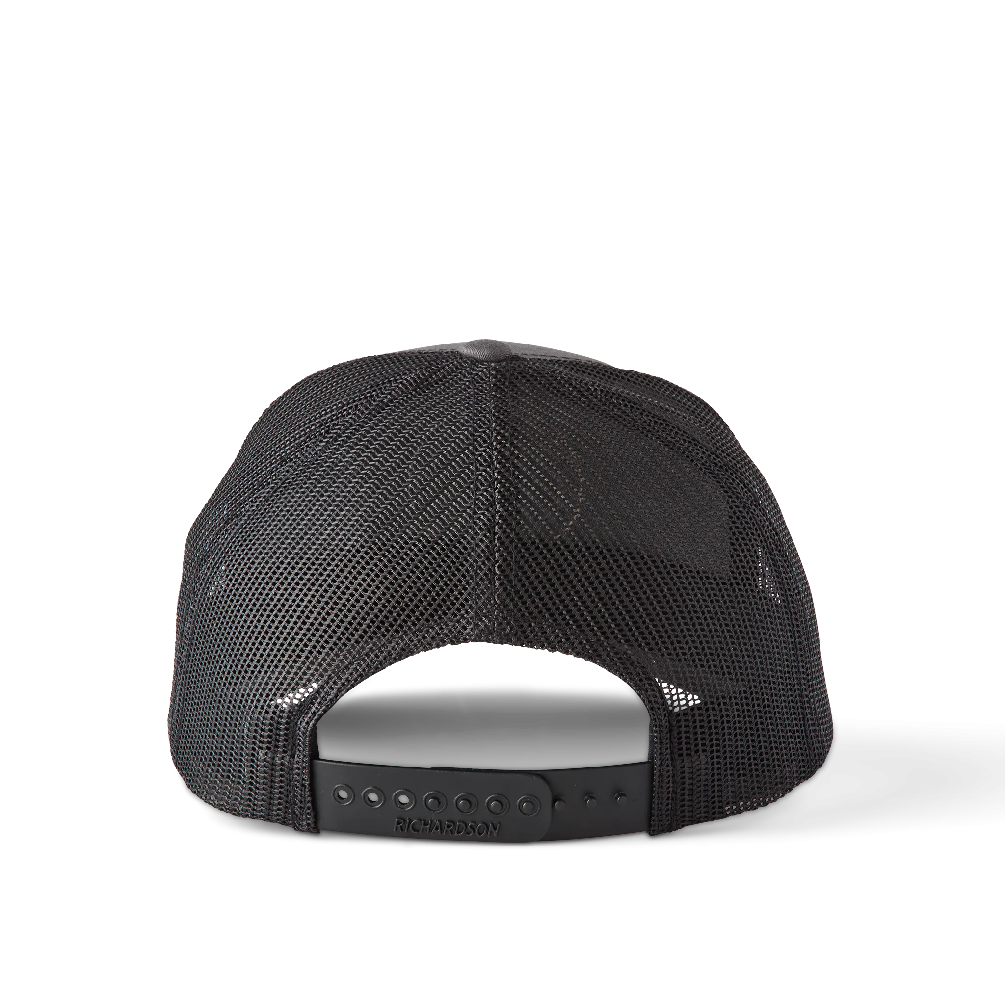 Leather Patch Cap Round :: Charcoal   Black