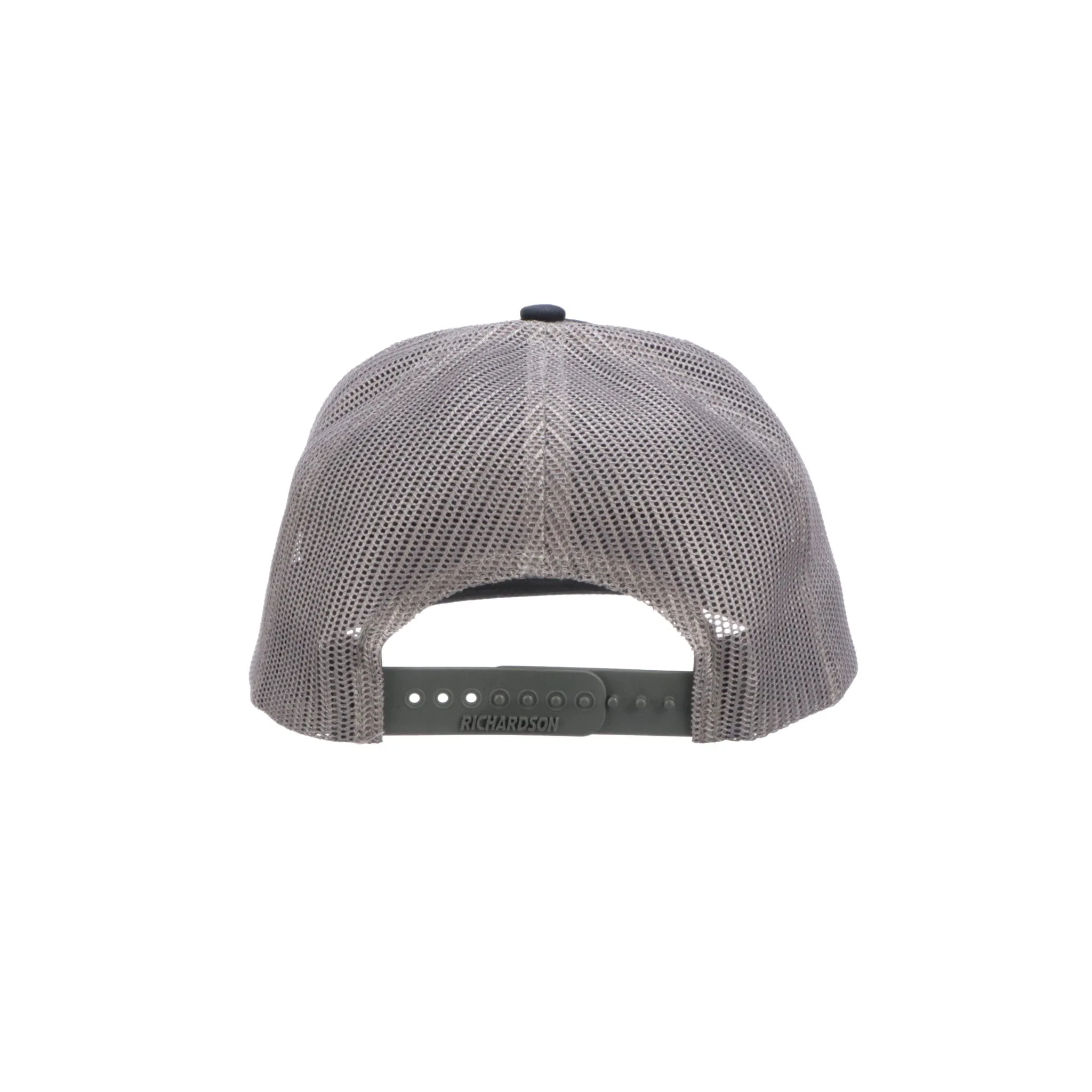 Leather Patch Cap Round :: Navy   Charcoal