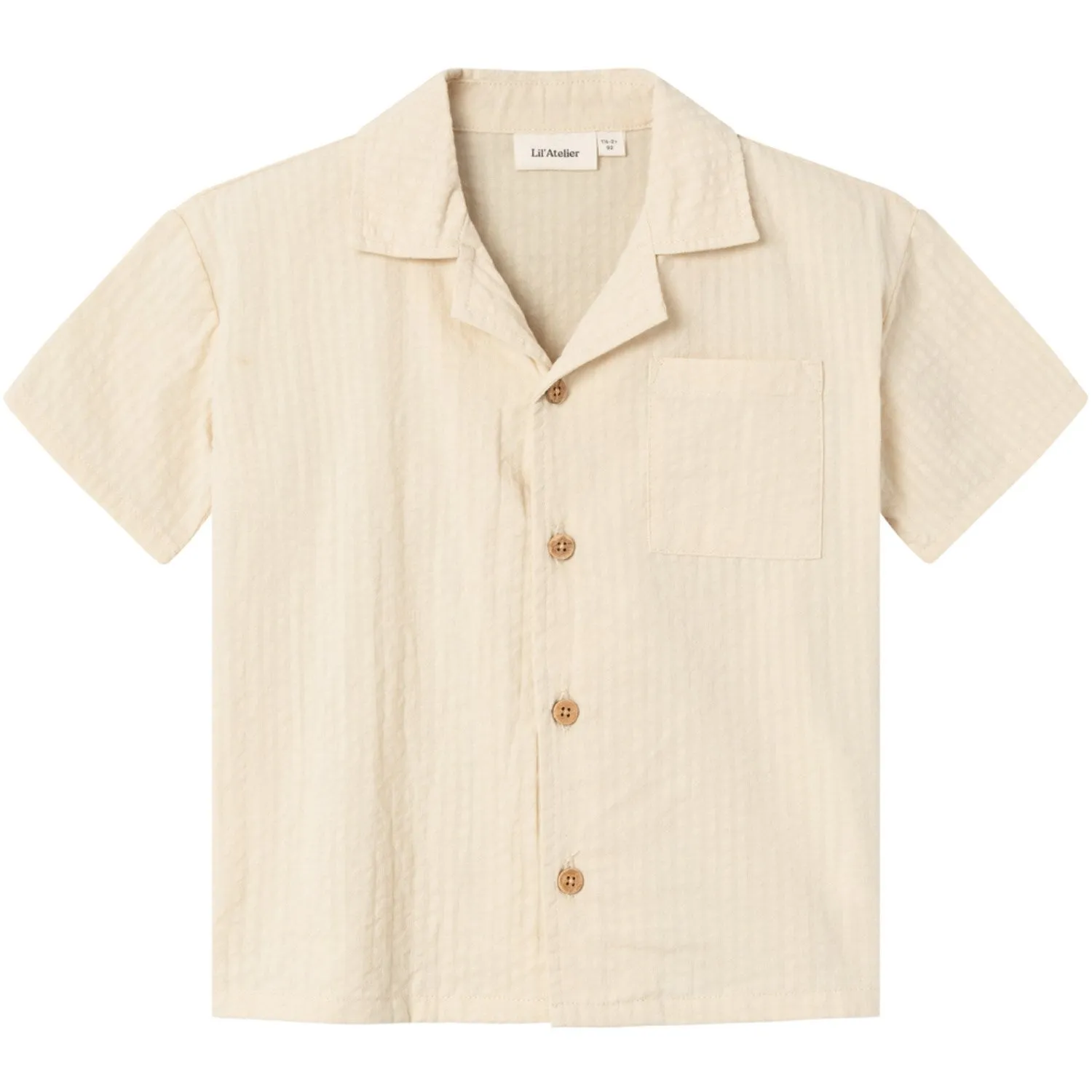 Lil'atelier Bleached Sand Homan Loose Shirt