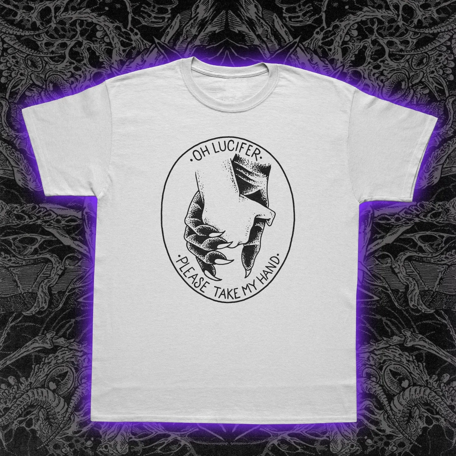 Lucifer Take My Hand Slim Fit Tee