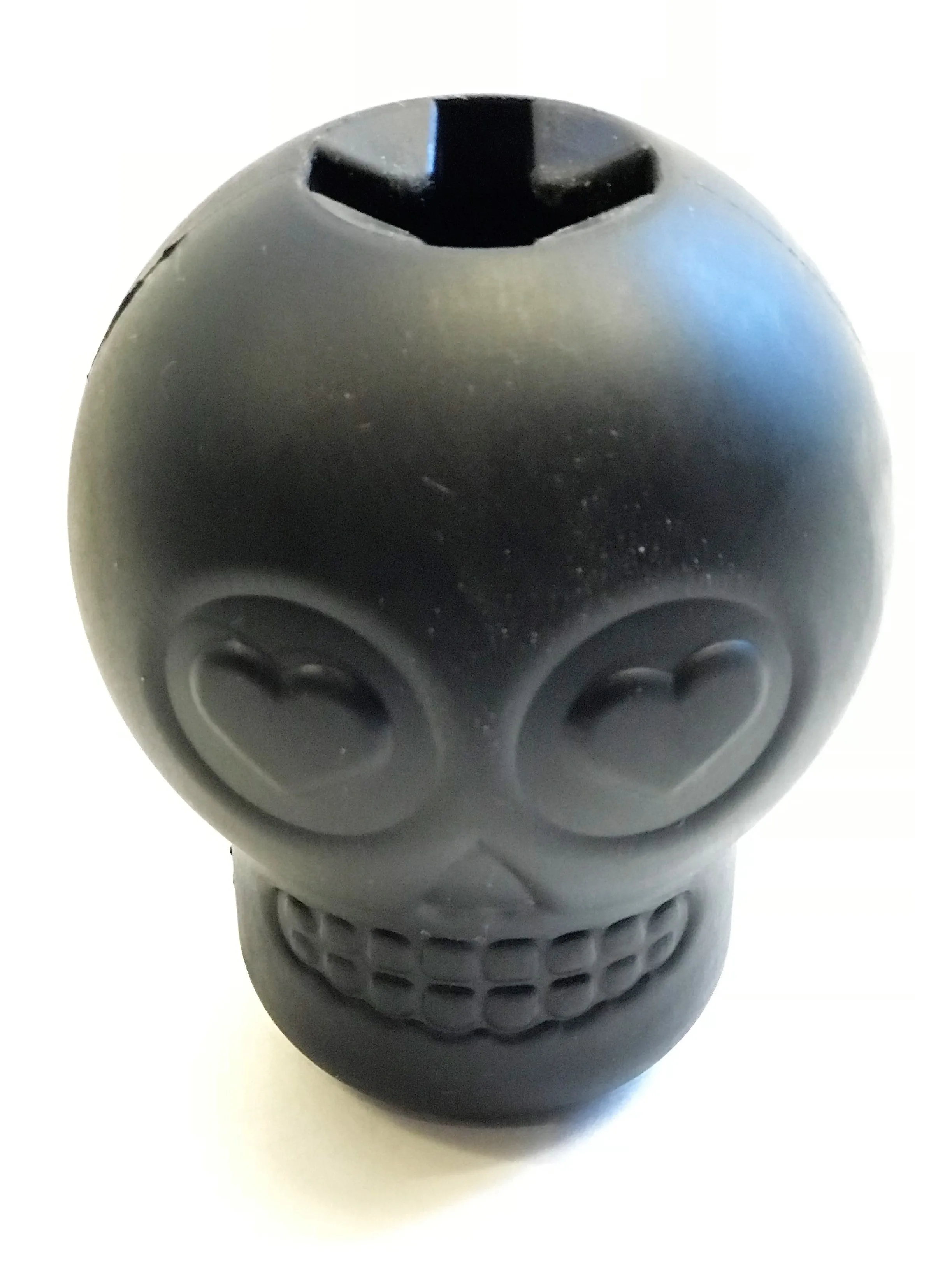 Magnum Sugar Skull eDispenser Ultra-Durable Chew Toy & Treat Dispenser - Black