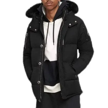 Moose Knuckles Original 3Q Neoshear Jacket (Black/Black Shearling)