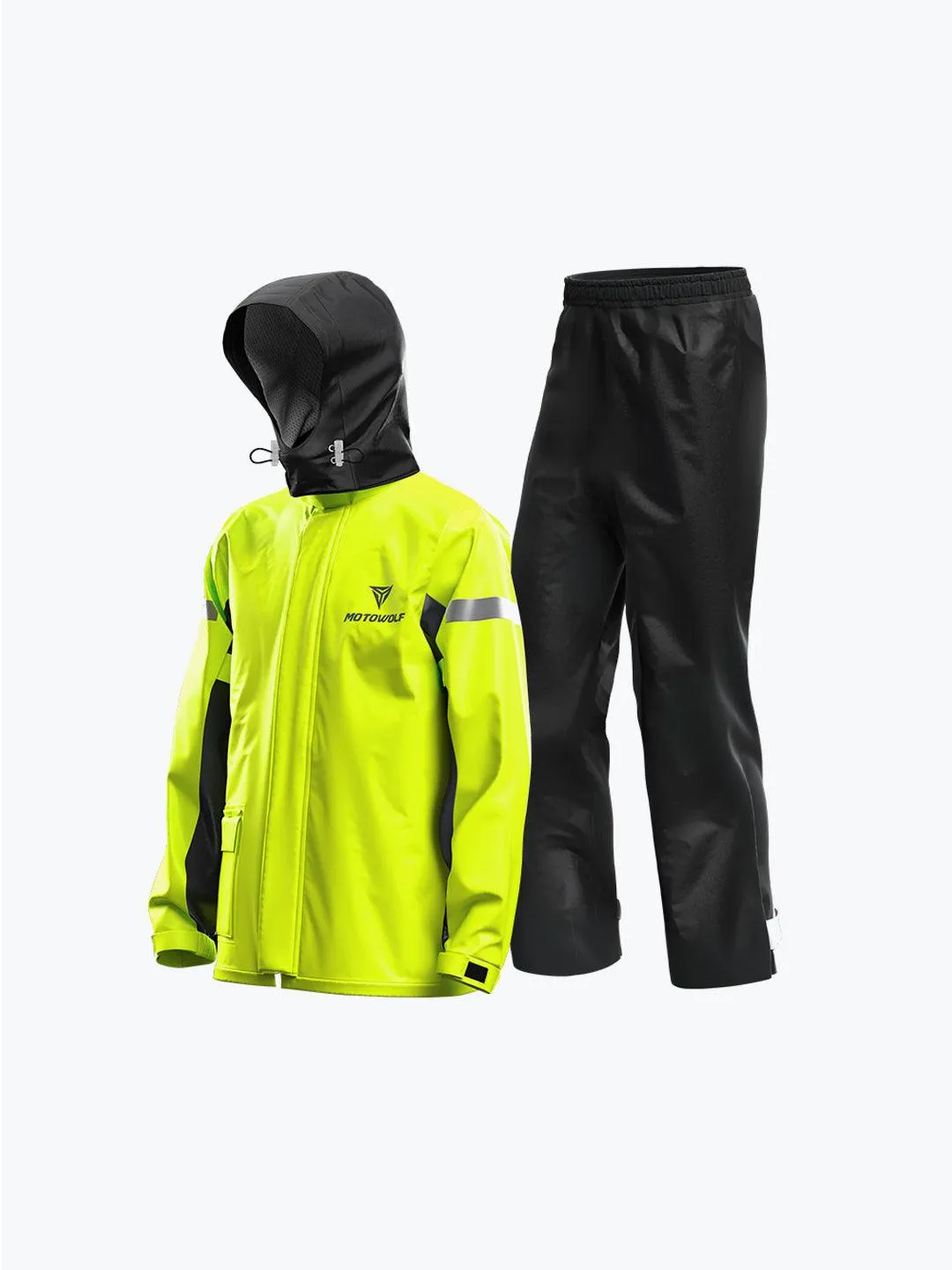 Motowolf Raincoat Yellow 0401